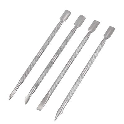 Bloepum 4 Pcs Manicure Manicure Tool Steel Push 4 Piece Set Nail Care Manicure Pedicure