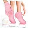 PartyKindom 2sets Moisturizing Socks Gloves Spa Hydrating Callus Remover Women Grippy Socks view 4