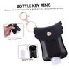 PACKOVE 3sets Empty Bottle Keychain Leather Case Leakproof Squirt Water Bottle for Travel School Office view 4