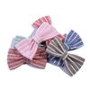 10Pcs 7cm Cute Striped Bow Hair Clips For Head Wear Party Boutique For Hair Clip Women Hairpins (10Pcs Red, With Clip) view 2