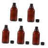 5 Pack 200ml Refillable Shampoo Bottles with Caps for Travel view 1