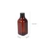 5 Pack 200ml Refillable Shampoo Bottles with Caps for Travel view 2