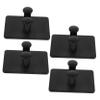 Vaguelly 4pcs Wall Mounted Holder Bathroom Storage Rack for and Brushes Easy to Install Space-saving Design Keeps Dry and Clean view 1