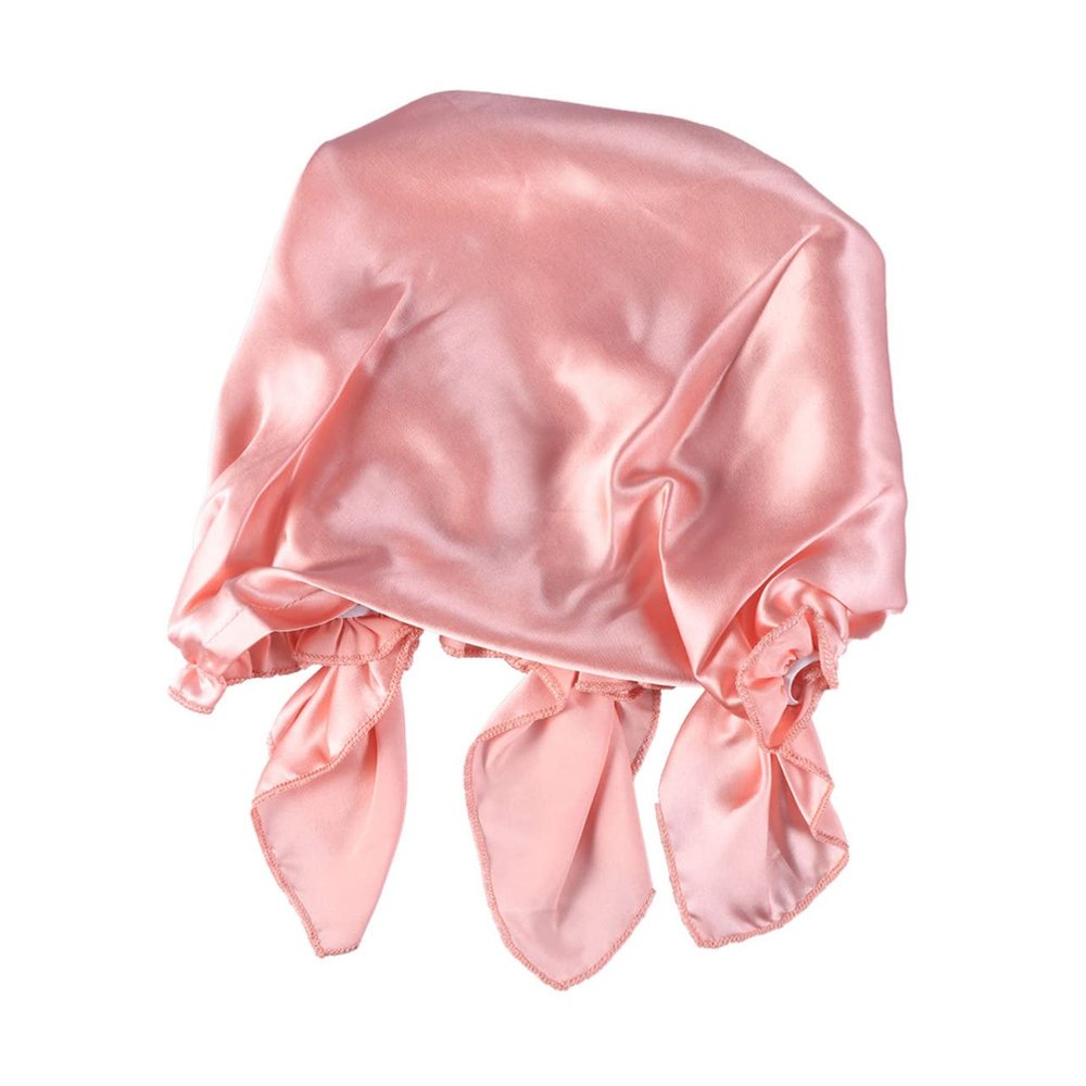 CALLARON Fast Dry Hair Cap Silk Protects Hair from Damage Sleep Cap for Women Soft Elastic Band