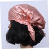 CALLARON Fast Dry Hair Cap Silk Protects Hair from Damage Sleep Cap for Women Soft Elastic Band view 3