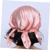 CALLARON Fast Dry Hair Cap Silk Protects Hair from Damage Sleep Cap for Women Soft Elastic Band view 4