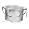 HAKIDZEL 1set Non-stick Iron Pot Lid Set for Wax Melting Pot Wax Warmer Waxing Heater Hair Removal Tool view 2