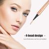 Microblading Eyebrow Pencil, 2026 New 3D Waterproof 4 Tip Microblading Eyebrow Pen, Natural Gap Filling Eyebrow Makeup Long-Lasting Fine Stroke Eye Brow Pen for Women (Dark Brown) view 4