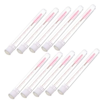CALLARON 10pcs Mascara Brush Eyebrow Spoolie Lashes Applicator Tool for Women Portable Makeup Supplies Smooth Eyelash Roots Lash Makeup Accessories