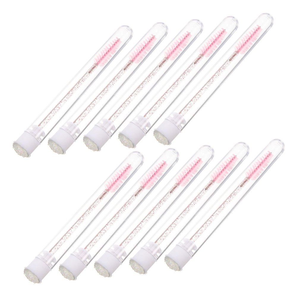 CALLARON 10pcs Mascara Brush Eyebrow Spoolie Lashes Applicator Tool for Women Portable Makeup Supplies Smooth Eyelash Roots Lash Makeup Accessories