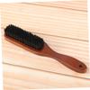 CALLARON Professional Men's Beard Brush Styling Tool Wooden Handle Pig Bristle for Beard Care view 3