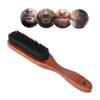 CALLARON Professional Men's Beard Brush Styling Tool Wooden Handle Pig Bristle for Beard Care view 4