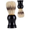 CALLARON Professional Bristle Beard Brush for Men Styling and Cleaning Gentle Skin Portable and Multi-use Facial Brush Smooth Handle view 3