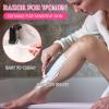 Lasnten 66 Pcs Razors for Women Bulk Sensitive Skin Razor Women's Disposable Shavers Include 3 Non-slip Handles and 63 Blade Refills view 4