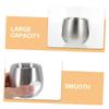 WRITWAA Men's Double Layer Stainless Steel Shaving Bowl Lathering Cup for Shaving Soap for Salon and Home Use Capacity view 3