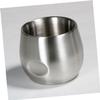 WRITWAA Men's Double Layer Stainless Steel Shaving Bowl Lathering Cup for Shaving Soap for Salon and Home Use Capacity view 4