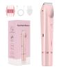 Dermave Bikini Shaver - Electric Bikini Trimmer for Women, Painless Hair Removal for Face, Body & Intimate Areas (Pink) view 1