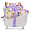 Spa Gifts Sets for Women Gifts - 9pcs Lavender Relaxation Bath Baskets, Beauty Holiday Birthday Body Care Kits Mothers Day Gifts for Mom view 1