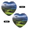 Travel Makeup Mirror for Women Double-Sided 1X/2X Magnifying Foldable Cosmetic Mirror Portable Pocket Mirror Scenic Hawaii Golf Tropical Vanity Mirror Compact Beauty Mirror for Pocket Purse Clutch view 2