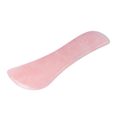 LIFKOME Rose Quartz Gua Sha Board Facial Exfoliator Face Sculpting Tool Spa Massage Tool for Women