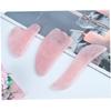 LIFKOME Rose Quartz Gua Sha Board Facial Exfoliator Face Sculpting Tool Spa Massage Tool for Women view 2