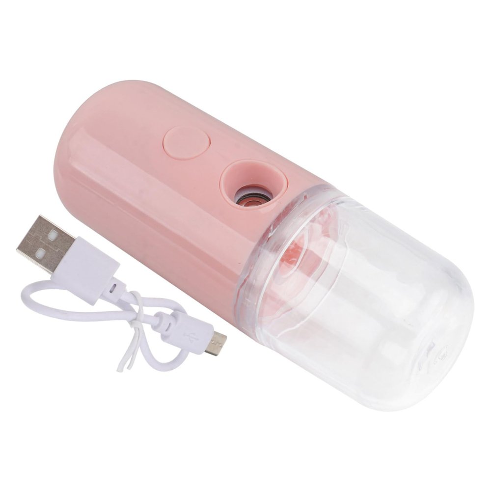 Gogogmee Portable Nano Facial Steamer with USB Rechargeable Design Handheld Humidifier for Water Tank for Skin Care and Makeup Refreshing for Daily Use