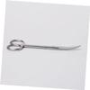 NIYANGLE Stainless Steel Eyebrow Scissors Curved Makeup Scissors for Precise Tape Cutting Portable for Travel Pvc Packaging view 3