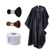 CALLARON 4pcs Hairdresser Cape Set Professional Haircut Tool Set Scissors Clippers Duster Brush Neck Strips Barber Accessories Cape view 1