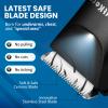 Body Hair Trimmer for Men Manscape - Electric Safe Shaver Pubic Hair Groomer LED Light Ball Razor Waterproof Mens Trimmers Rechargeable Cordless Replaceable Ceramic Blade Clipper Wet/Dry Smooth view 2