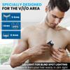 Body Hair Trimmer for Men Manscape - Electric Safe Shaver Pubic Hair Groomer LED Light Ball Razor Waterproof Mens Trimmers Rechargeable Cordless Replaceable Ceramic Blade Clipper Wet/Dry Smooth view 3