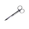 WRITWAA Stainless Steel Eyebrow Scissors for Precision Makeup Portable Small Scissors for Tape Eyebrows and Easy to Use Travel Makeup Tool Pvc Packaging view 1
