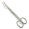 WRITWAA Stainless Steel Eyebrow Scissors for Precision Makeup Portable Small Scissors for Tape Eyebrows and Easy to Use Travel Makeup Tool Pvc Packaging view 2