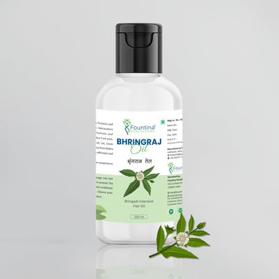 FOUNTINA Bringadi Hair Oil, 200 ml, Intensive Treatment