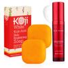Koji White Kojic Acid Soap & Face Serum Bundle | Glycerin Soap Bar with Vitamin C, Tea Tree & Coconut Oil + 2% Kojic Dipalmitate Serum with 3% Tranexamic Acid, Niacinamide - Vegan, for Radiant Skin view 1
