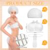 Chicingyou 96 Pcs Spray Tanning Supplies Included Spray Tan Feet Pads Hair Nets Disposable Bra Underwear Caps Kit for Sunless Tan Self Tanning at Home or Salon Accessories (White) view 2