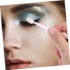 Didiseaon Travel-sized Double-ended Eye Shadow Brush Non-slip Makeup Brush Short Handle Latex Sponge Tips Easy to Carry Random view 2
