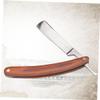 Didiseaon Wood Handle Vintage Shaver Single Blade Razor Men's Manual Shaver Old-fashioned Design view 2