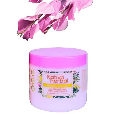 Nativa herbal Molecular Hair Mask 300ml  Intense Repair & Damage Recovery Treatment, hair repair mask, damaged hair, treatment, hydration