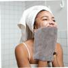 BELLIFFY 6pcs Microfiber Makeup Removal Gloves Cleansing Cloth Cover for Face Wash Foundation Makeup Mascara Lipstick view 2