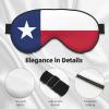 Flag of Texas Print Sleep Mask Silk-Like Eye Mask Sleeping Eye Mask for Women Men for Travel Sleep Relaxation view 4