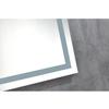 20 * 30 LED Lighted Bathroom Wall Mounted Mirror with High Lumen+Anti Fog Separately Control+Dimmer Function view 2