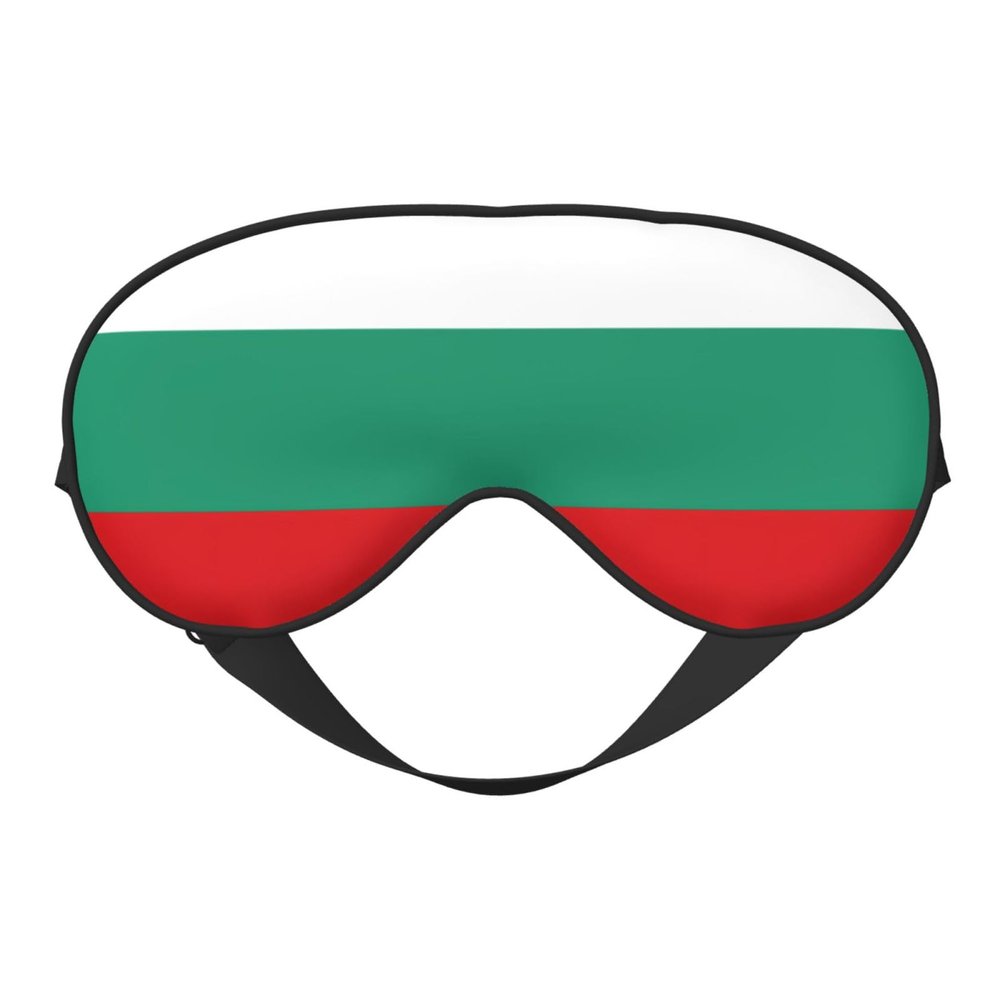 Bulgarian Flag Print Sleep Mask Silk-Like Eye Mask Sleeping Eye Mask for Women Men for Travel Sleep Relaxation