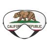 California State Flag Print Sleep Mask Silk-Like Eye Mask Sleeping Eye Mask for Women Men for Travel Sleep Relaxation view 1