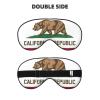 California State Flag Print Sleep Mask Silk-Like Eye Mask Sleeping Eye Mask for Women Men for Travel Sleep Relaxation view 2