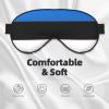 Flag of Estonia Print Sleep Mask Silk-Like Eye Mask Sleeping Eye Mask for Women Men for Travel Sleep Relaxation view 3