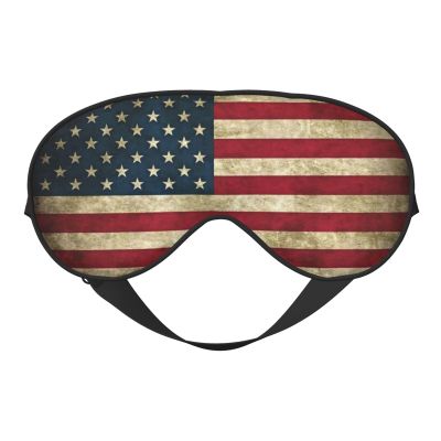 American Flag Print Sleep Mask Silk-Like Eye Mask Sleeping Eye Mask for Women Men for Travel Sleep Relaxation