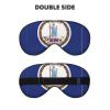 Virginia State Flag Print Sleep Mask Silk-Like Eye Mask Sleeping Eye Mask for Women Men for Travel Sleep Relaxation view 2