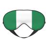 Flag of Nigeria Print Sleep Mask Silk-Like Eye Mask Sleeping Eye Mask for Women Men for Travel Sleep Relaxation view 1