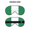 Flag of Nigeria Print Sleep Mask Silk-Like Eye Mask Sleeping Eye Mask for Women Men for Travel Sleep Relaxation view 2