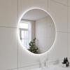 32 in. Round Acrylic ed Dimmable Anti Fog LED Bathroom Vanity Mirror view 2